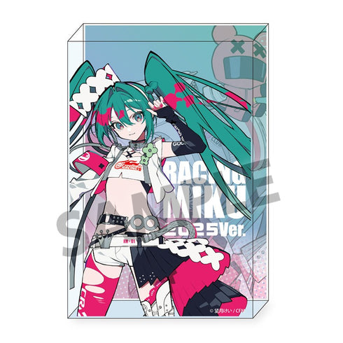 『初音ミク レーシングミク 2025』キービジュアル1 Ver. アクリルブロック